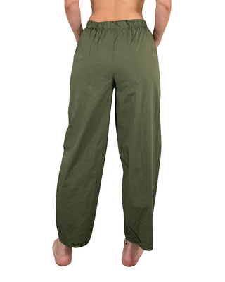 Habiti - Pantalone Japan in tela vela - VERDE MILITARE