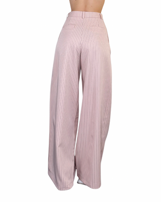 Habiti - Completo gessato oversize - ROSA/NERO