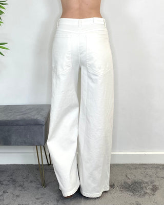 Tensione In - Jeans Giusi drill superpocket - PANNA