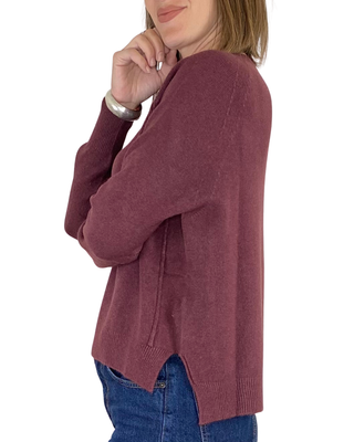 Susy Mix - Maglia giro raglan - BORDEAUX