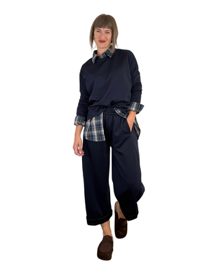 Habiti - Camicia check - BLU
