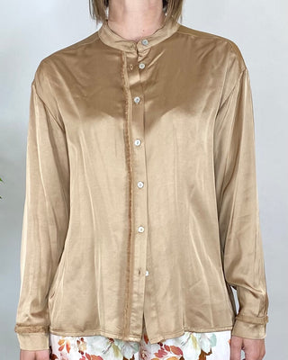 Nanebi - Camicia fluida coreana - CAMMELLO