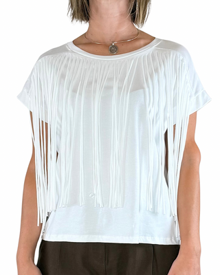 Habiti - T-shirt Frangia - PANNA