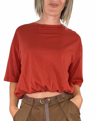 Habiti - T-shirt rimborsata - RUGGINE