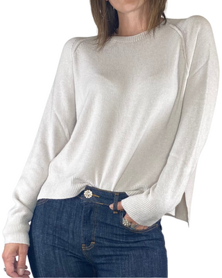 Susy Mix - Maglia giro raglan - BURRO