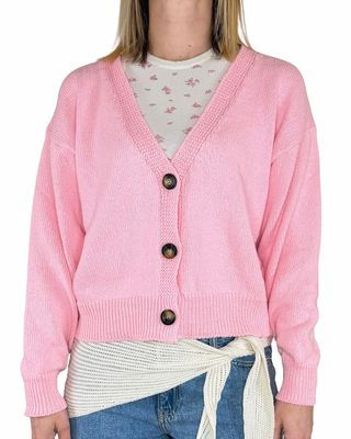 Vicolo - Cardigan basic - ROSA