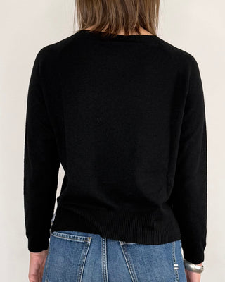 Susy Mix - Maglia spacchi - NERO