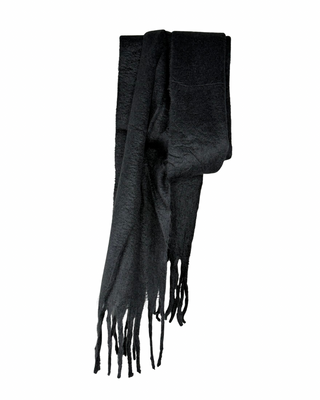 Habiti - Sciarpa frange - NERO