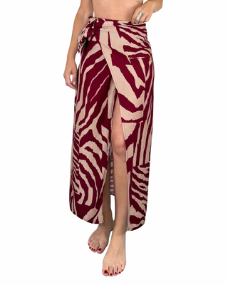 Habiti - Gonna Circe - ROSSO INDIA