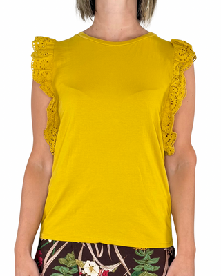 Habiti - T-shirt Eea - SENAPE