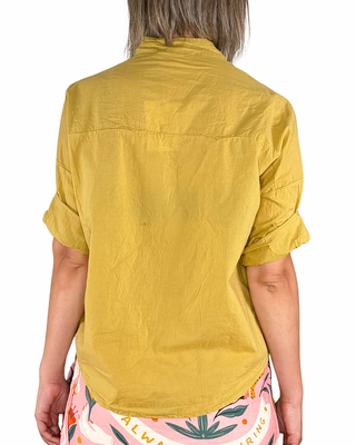 Habiti - Camicia in mussola di cotone - SENAPE