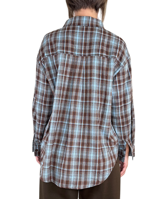 Habiti - Camicia check - CELESTE