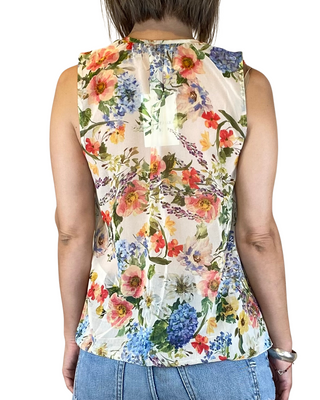 Susy Mix - Camicia rouges fiori - BURRO