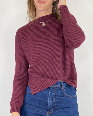 Susy Mix - Maglia punto inglese - BORDEAUX