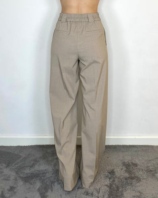 Tensione In - Pantalone palazzo - BEIGE