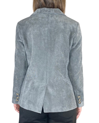 Motel - Giacca slim velluto - GRIGIO