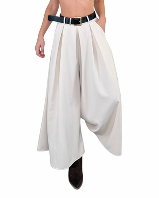 Habiti - Pantalone ampio - BURRO