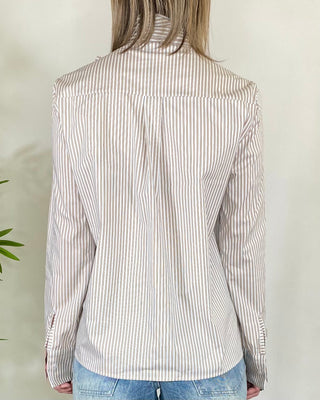 Habiti – Regular Bow Shirt – SCHLAMM