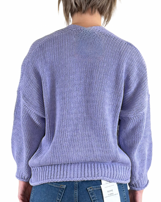 Vicolo - Strickjacke aus Bändchen - FLIEDER