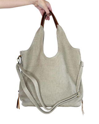 Habiti - Shopper Iole lino grezzo - ECRU'