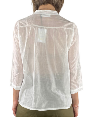 Habiti - Camicia coreana 100% cotone - BIANCO