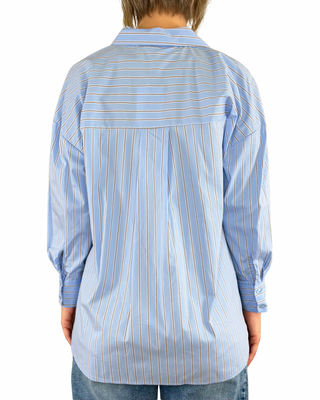 Habiti - Lia Streifenhemd - BLAU