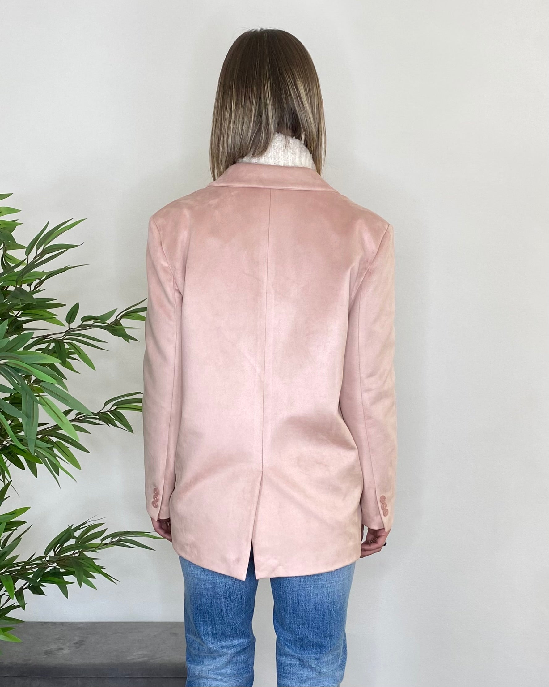 Blazer over suede - CIPRIA