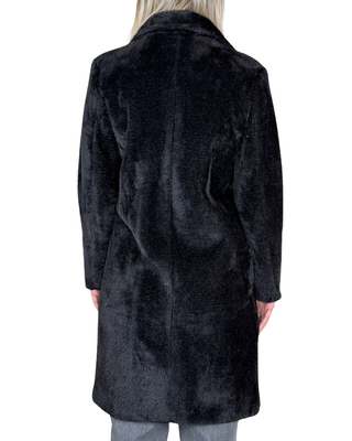 Susy Mix - Ecopelliccia monopetto - NERO