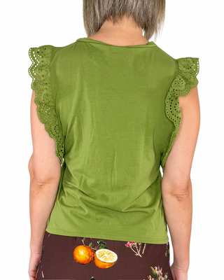 Habiti - T-shirt Eea - VERDE OLIVA