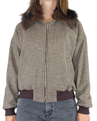 Susy Mix - Bomber pied-de-poule - MORO
