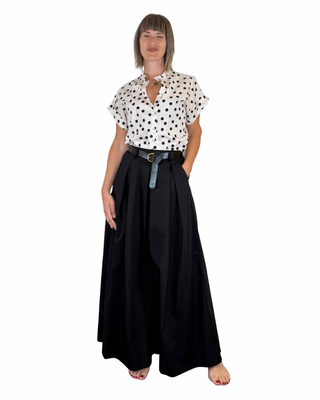 Habiti - Camicia in popeline - NERO