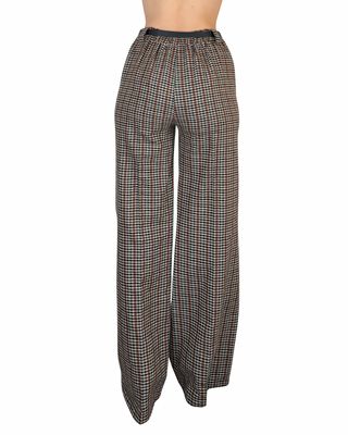 Susy Mix - Pantalone check palazzo - COCCIO