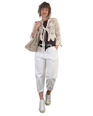 Habiti - Shopper Iole lino grezzo - ECRU'