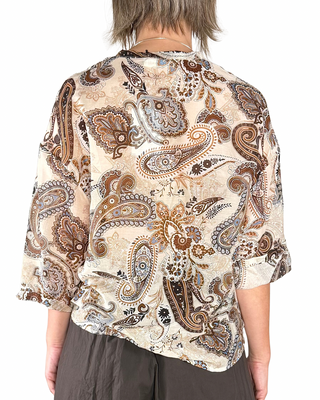 CADì - Camicia Margarita misto seta - KASHMIR