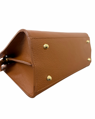 Habiti - Borsa Birkin pelle martellata - cuoio