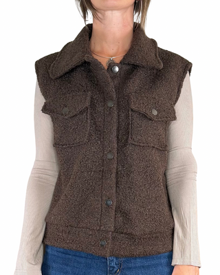 Habiti - Gilet teddy - MORO