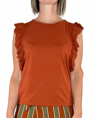 Habiti - T-shirt Eea - MATTONE