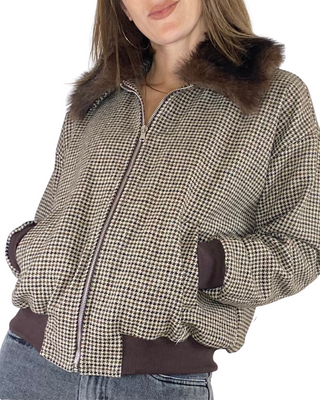 Susy Mix - Bomber pied-de-poule - MORO