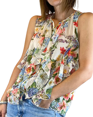 Susy Mix - Camicia rouges fiori - BURRO