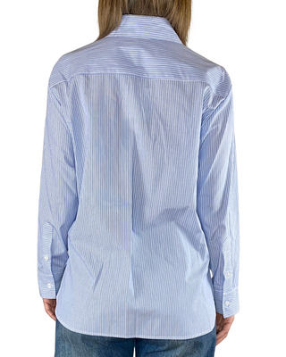 Vicolo - Camicia rigata cabochon - AZZURRO