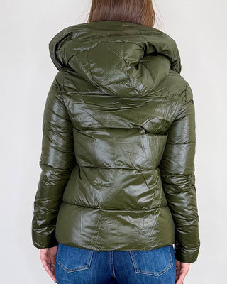 Habiti - Piumino corto stondato - VERDE MILITARE