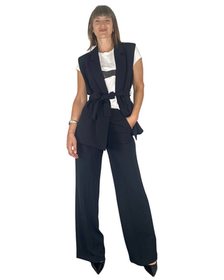 Vicolo - Pantalone palazzo - NERO