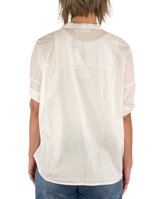 Habiti - Bruna-Hemd aus Baumwolle - WEISS