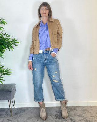 Habiti - Kurzes Shirt - BLAU