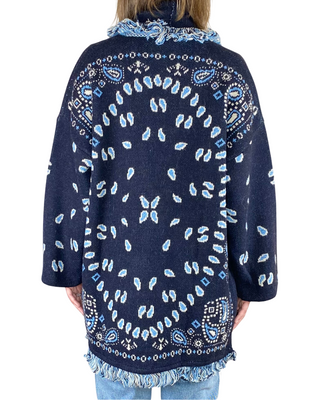 Tensione In - Cardigan bandana - BLU