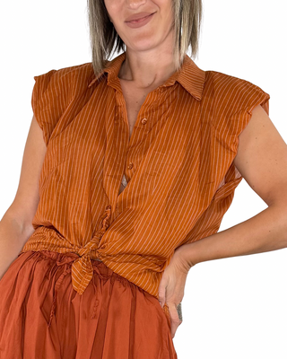 Habiti - Camicia Grazia - MATTONE