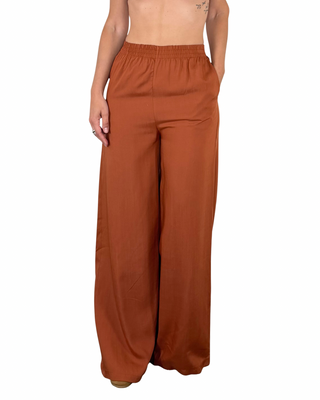 Habiti - Pantalone Brigida - MATTONE