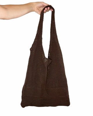 Habiti - Borsa Crochet - MORO