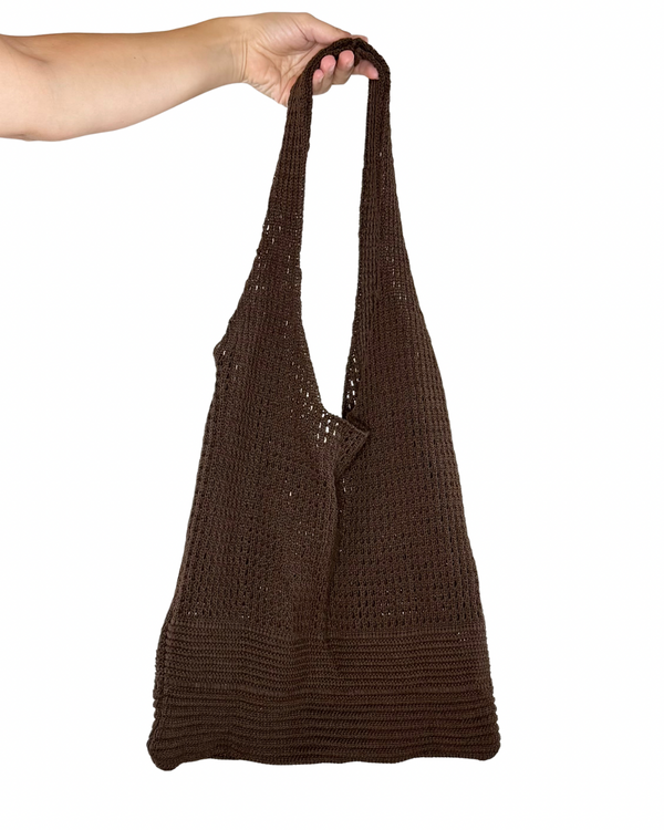 Habiti - Borsa Crochet - MORO