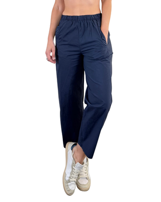 Habiti - Pantalone Japan in tela vela - BLU